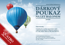 Let balonem pro 4 osoby QUATRO